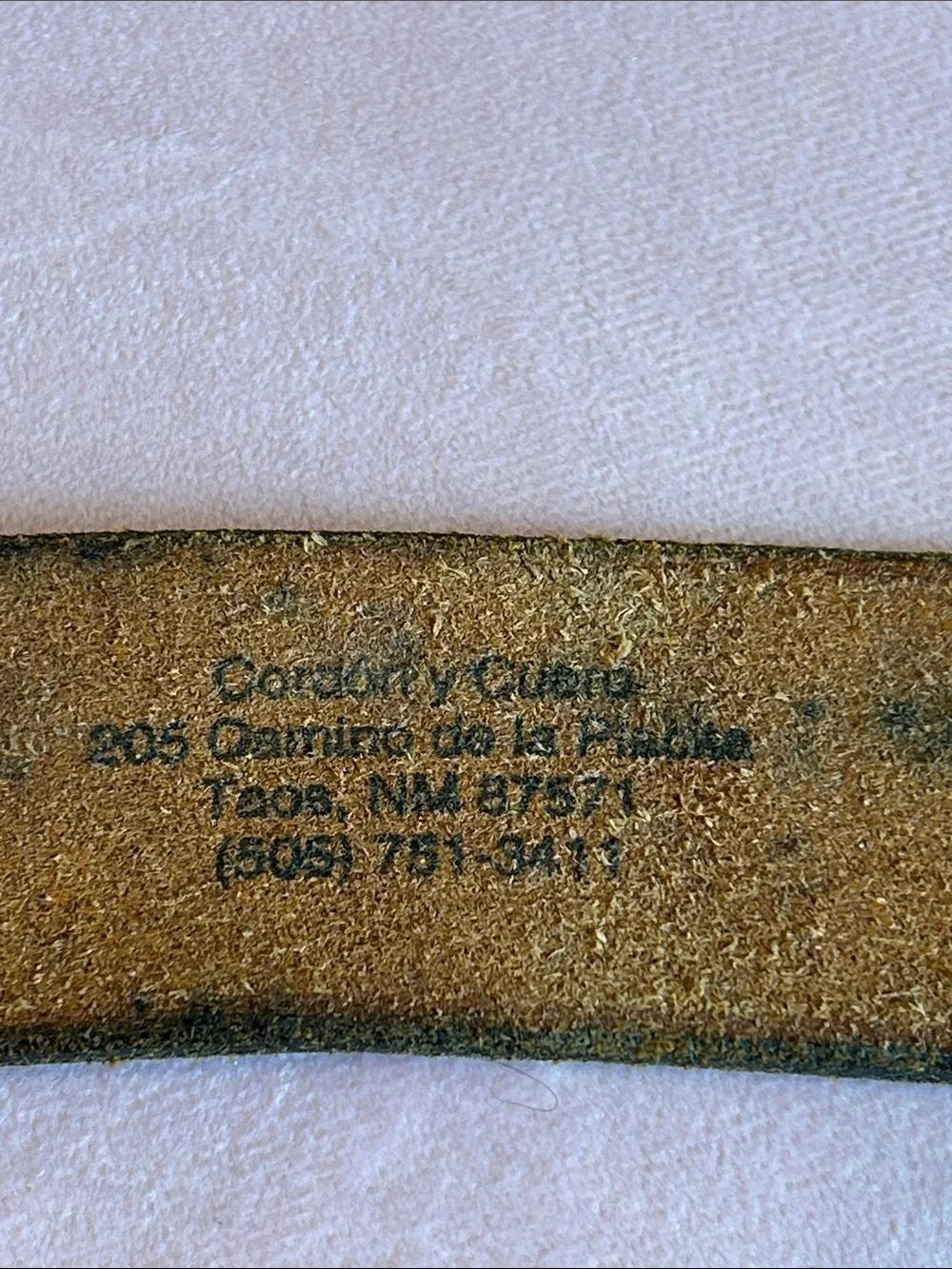 Siskiyou Buckle Co 1988 VTG Horse Pewter Western Taos New Mexico Leather Belt